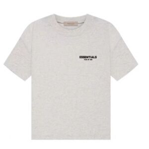 Fear of God  Essentials  Light Oatmel Tee  XLG (1 Size OVERSIZE) 125BT212062F
